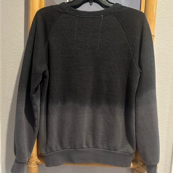 EUC Aviator Nation unisex crewneck with a “Tribe of Peace” patch on ombré front - Picture 4 of 16